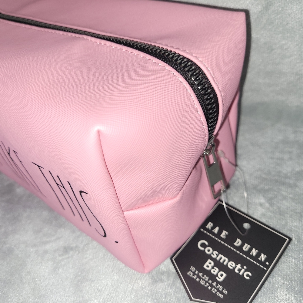 ❤SALE❤Rae Dunn "I Woke Up Like This." cosmetic bag. - Picture 4 of 9